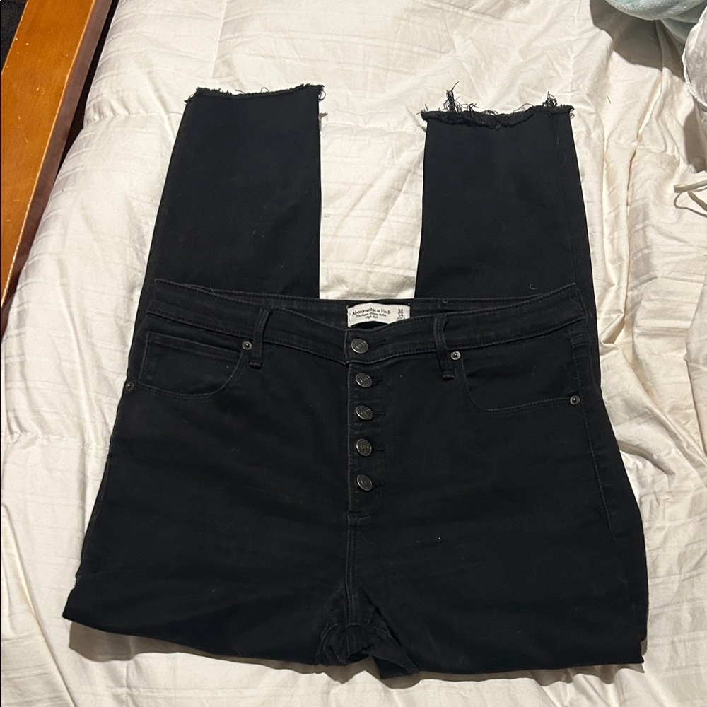 Abercrombie & Fitch Black High Rise Jeans